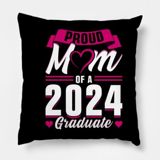 Class of 2024 Senior Gifts Funny Senior Mom Pillow