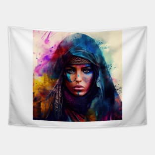 Powerful Tuareg Woman #1 Tapestry