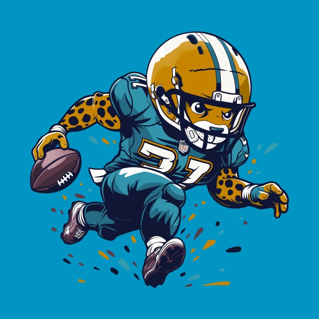 Jaguars Touchdown American Football by Wintrly