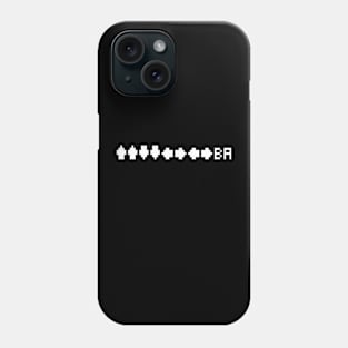 Konami code Pixel art - White Phone Case