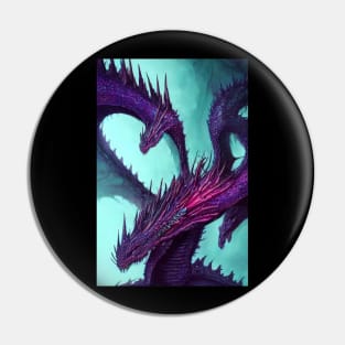 purple dragons Pin