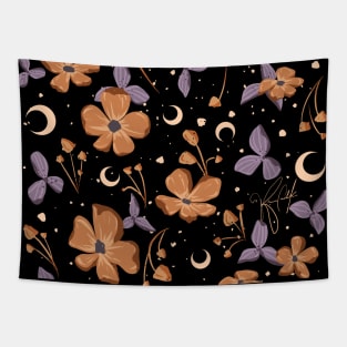 Witchy Flower Bloom Tapestry