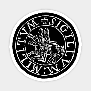 Knights Templar Seal, Christ, Christian Magnet