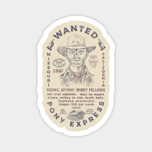 Pony Express Vintage Magnet