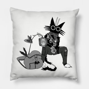 Adventurer kitty Pillow