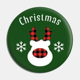 Christmas Reindeer Ugly Sweater Pin