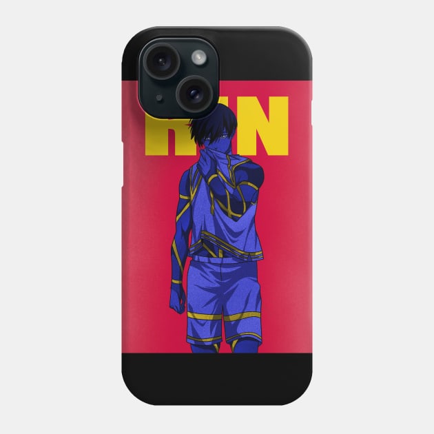 Rin Itoshi Blue Lock Phone Case by Rekayasabumi