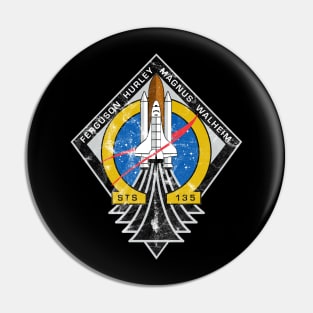 STS-135 Vintage Logo Pin