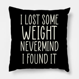 Diet Meme Sarcastic Weightloss Fasting Gym Workout Fitness Pillow