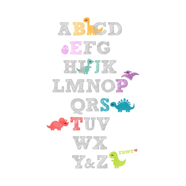 Dino ABCs by gabradoodle