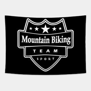 Sports Mountain Biking Tapestry