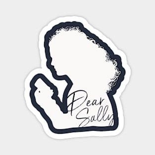 Dear Sally (White Version) Magnet