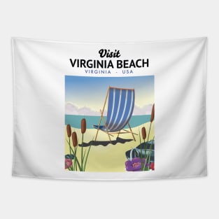 Virginia Beach Virginia USA travel poster Tapestry