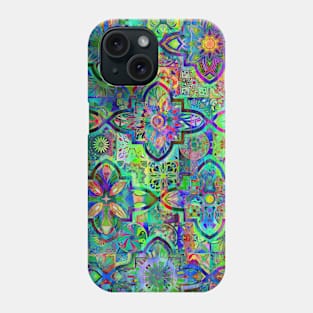 Bohemian hippie boho tie dye design Phone Case