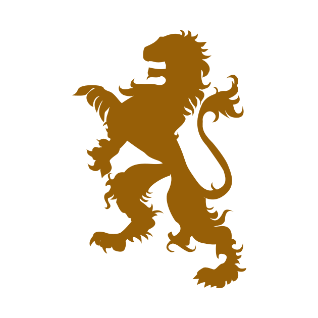 Lion Heraldic by Toogoo