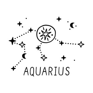 Aquarius Astrology sign T-Shirt