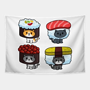 Sushi Cat Tapestry