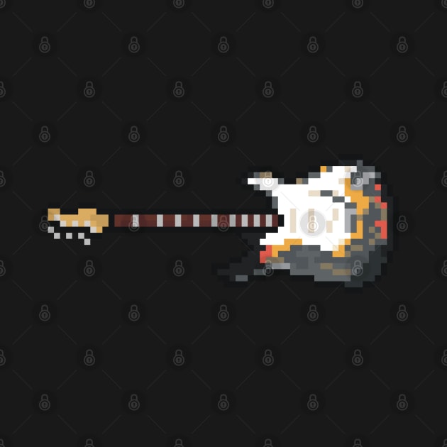 Pixel 1965 Burnt Astoria Lefty Guitar by gkillerb