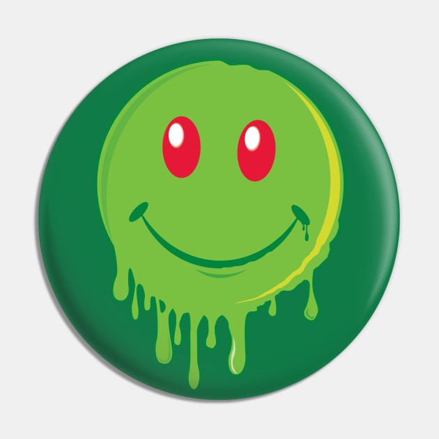 Slimey Smiley Pin by detective651