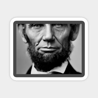 Abraham Lincoln Facemask Magnet