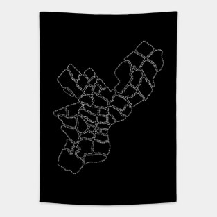 Philadelphia Zipcode Map (white) Tapestry