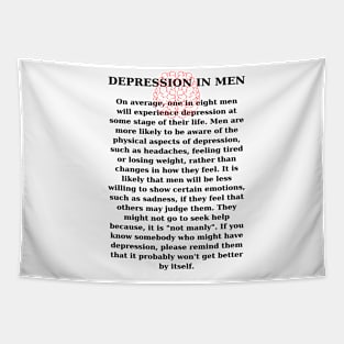 Depression In Men Tapestry