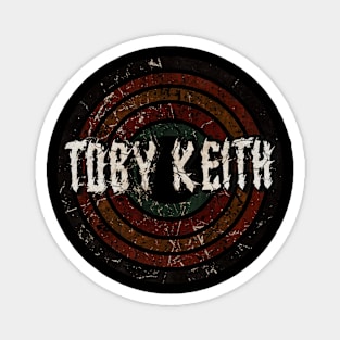 Toby Keith vintage design on top Magnet