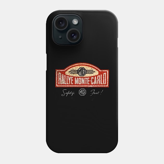 Monte Carlo Rally MG Phone Case by Midcenturydave