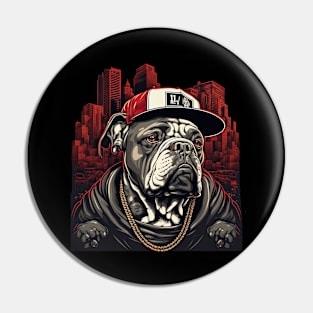 Bulldog Rapper Pin