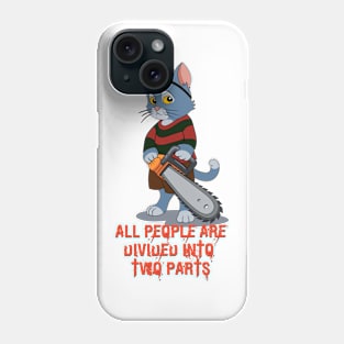 HALLOWEEN HORROR CAT Phone Case