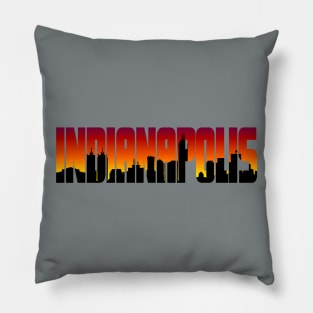 Indianapolis Skyline Pillow