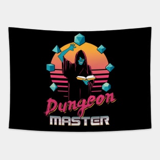 Dungeon Master Lich Outrun Neon Tapestry