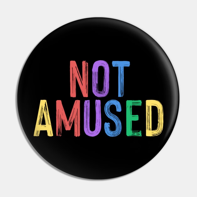 Not Amused Pin by NomiCrafts