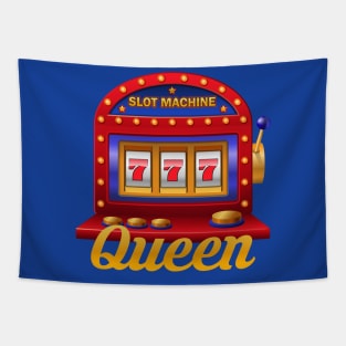 Slot Machine Queen Tapestry