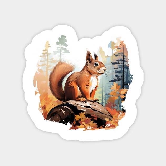 Squirrel Whisperer Magnet by zooleisurelife