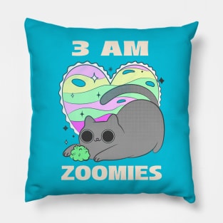 3 AM Zoomies Pillow