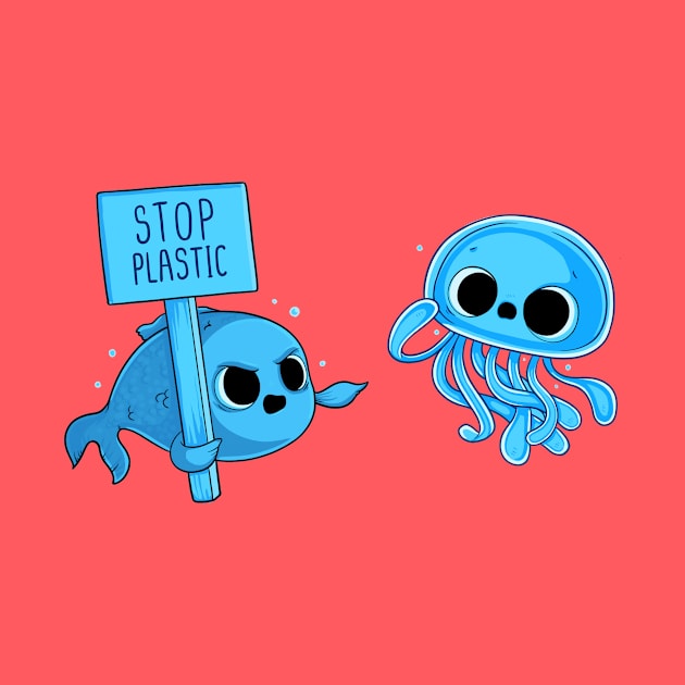 Stop Plastic! by Naolito