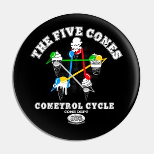 The Five Cones Pin