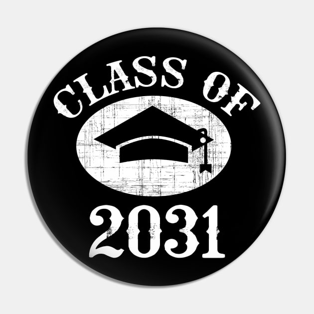 Class Of 2031 Graduation Cap Grow With Me Graduate Kids Gift Pin by kateeleone97023