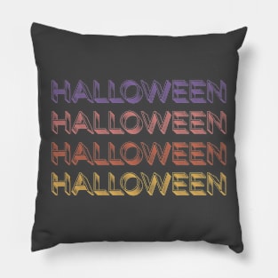 Vintage Style Halloween Design Pillow