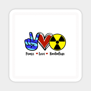 Peace Love Radiation Magnet