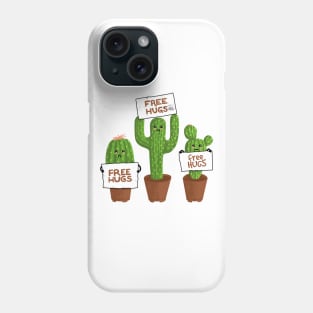 Free Hugs Cactus Phone Case