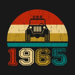 Vintage Jeep 1965 Birthday Jeep Gift T-Shirt