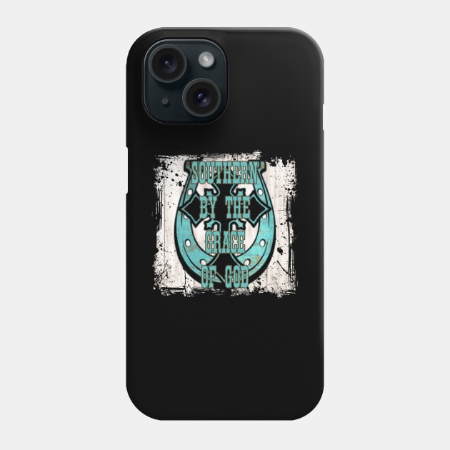 Southern By The Grace of God Phone Case by American Phoenix 