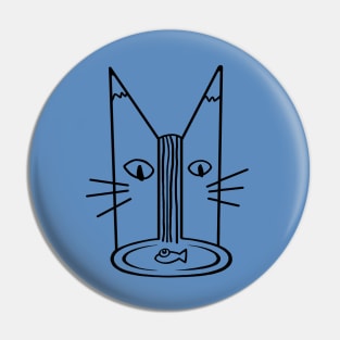 Cat fish mountain Pin