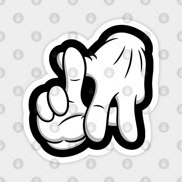 L.A. Hands Magnet by UrbanLifeApparel