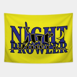 Night Prowler cat night owls moonstruck birthday gift shirt Tapestry