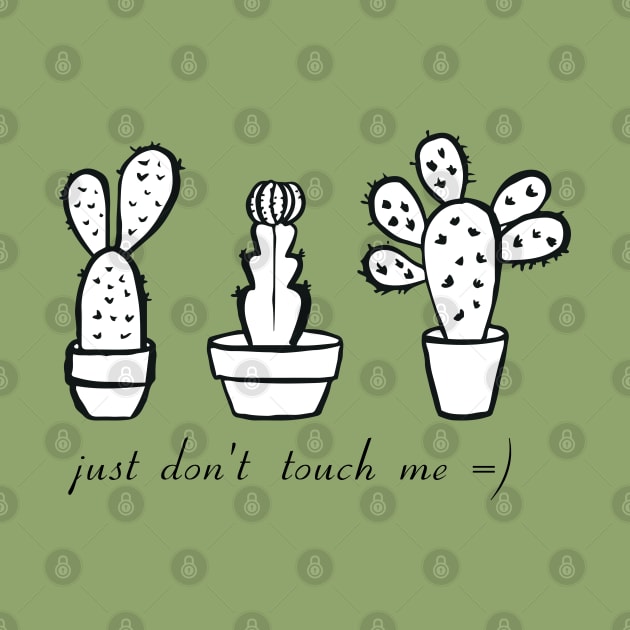 Potted cacti and succulents. Just don't touch me =) by AliJun