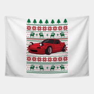 Miata Christmas Tapestry