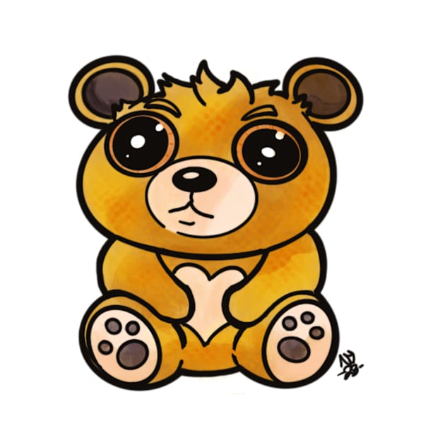 Kawaii Teddy Bear by Alt World Studios